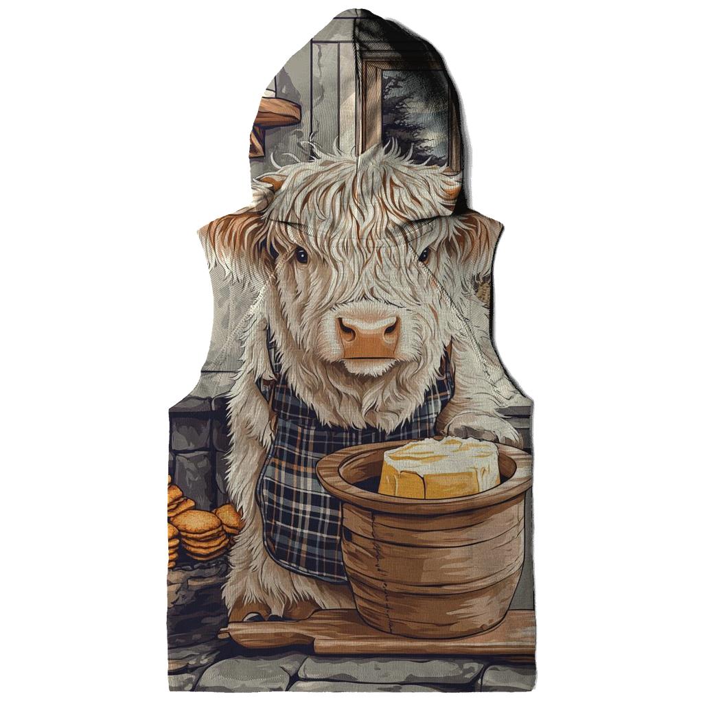 Highland Cow Butter Churn Kitchen hoodies fashion