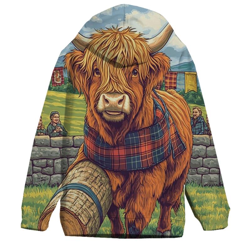 Highland Cow Highland Games Helper hoodies fashion