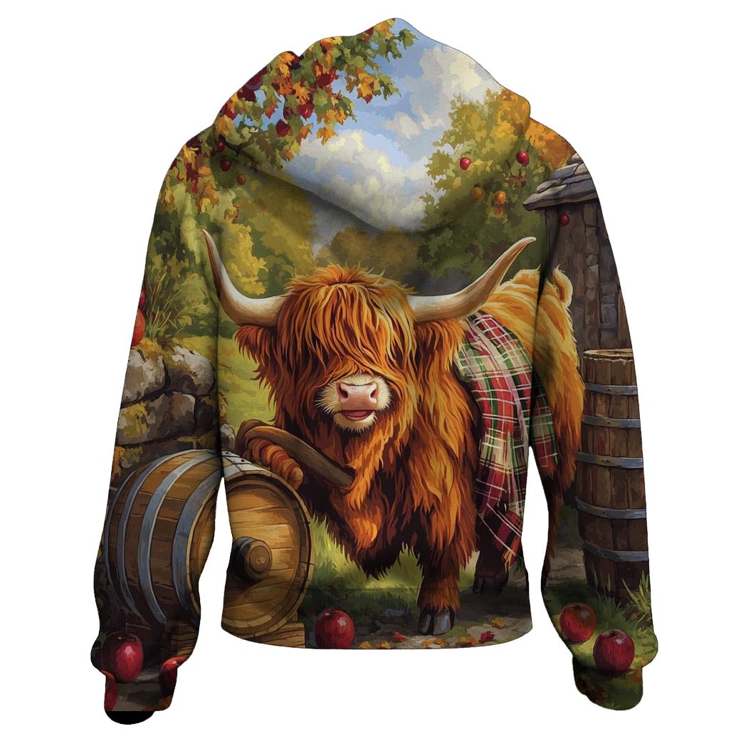 Highland Cow Orchard Cider Press hoodie trends