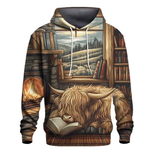 Highland Cow Bookshop Nook hoodies fashion