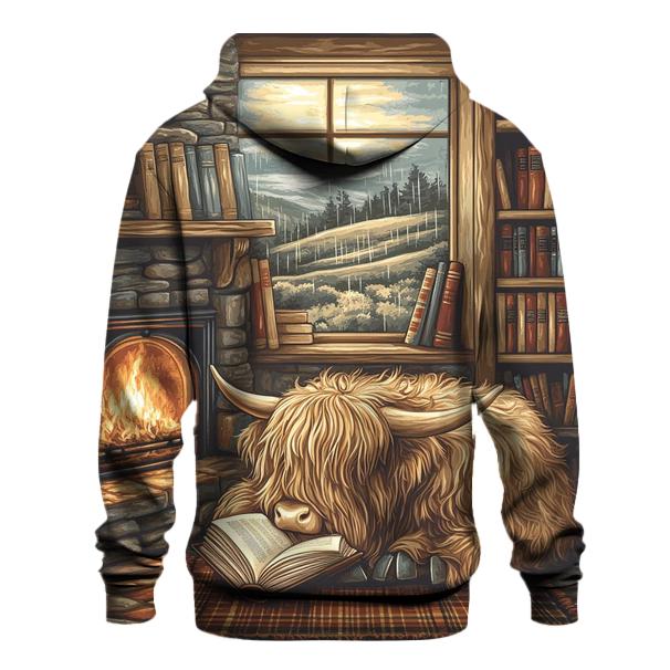 Highland Cow Bookshop Nook hoodies fashion