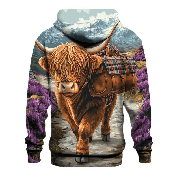 Mountain Pass Mail Carrier Highland Cow hoodies fashion
