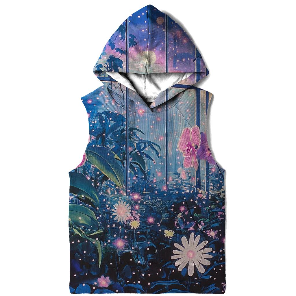 Yayoi Kusama Inspired Nebula Orchid Garden lightweight hoodies