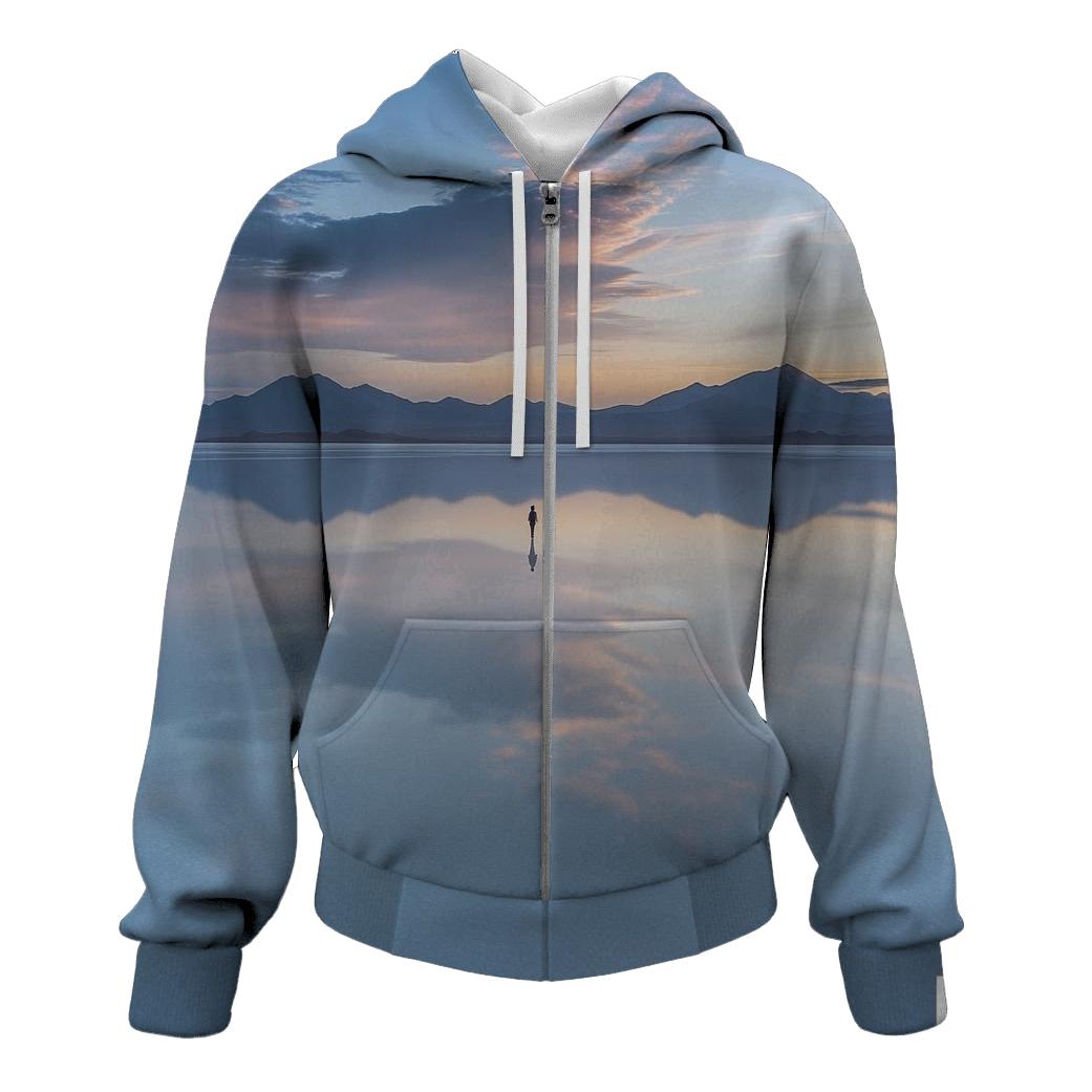 Salar De Uyuni Salt Flats - Uyuni premium hoodies