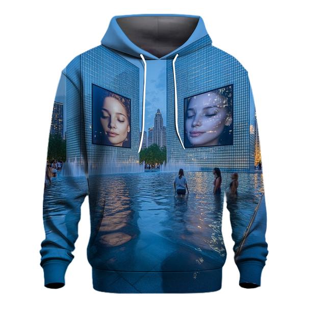 Crown Fountain - Chicago hoodie designs