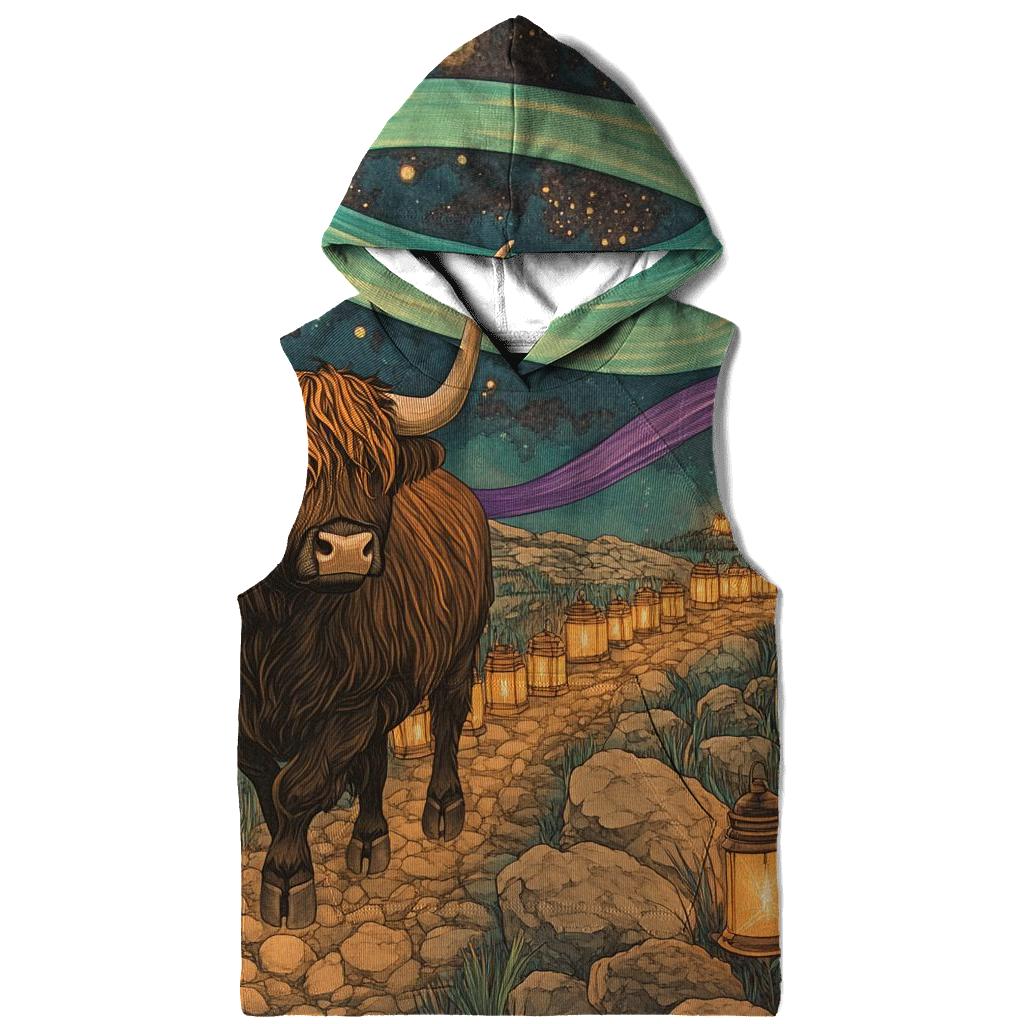 Aurora Trail Highland Cow Trek lightweight hoodies