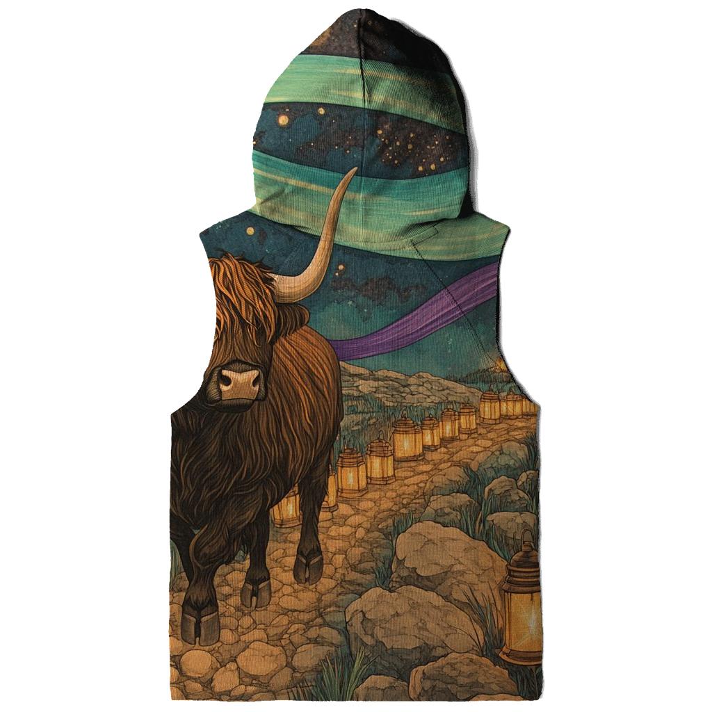 Aurora Trail Highland Cow Trek lightweight hoodies
