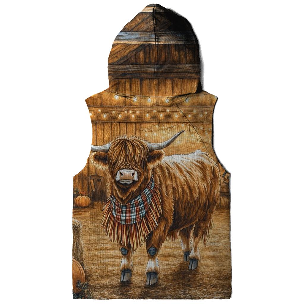Harvest Barn Dance Highland Cow Celebration hoodie designs