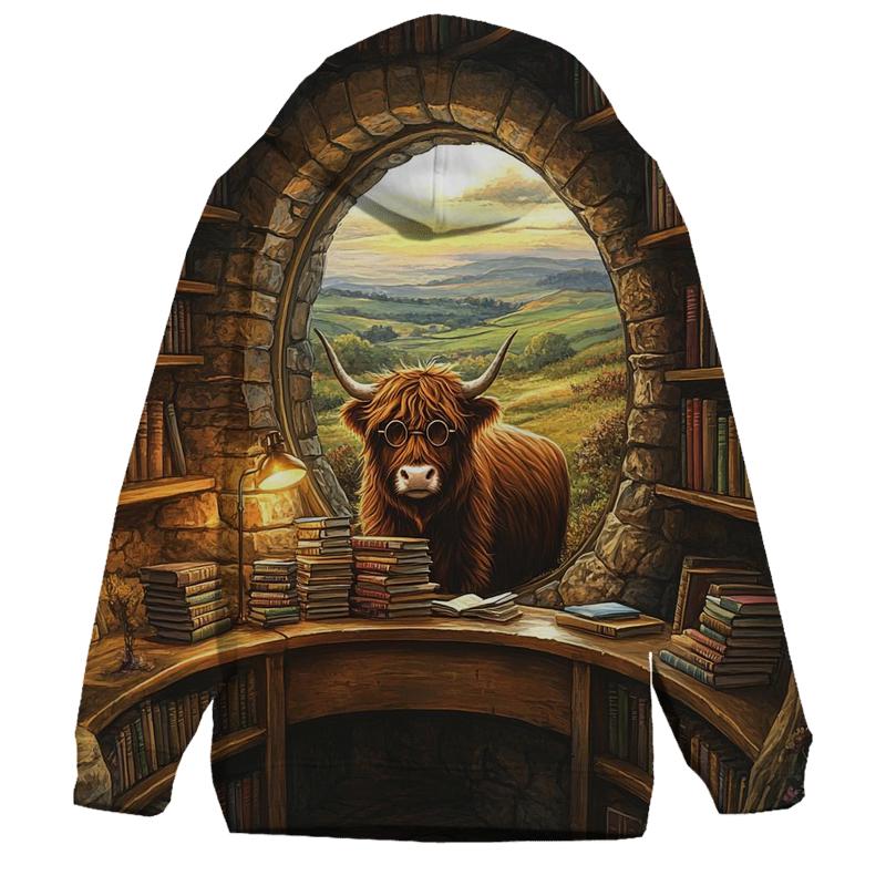 Highland Cow Librarian Of The Glen hoodie trends