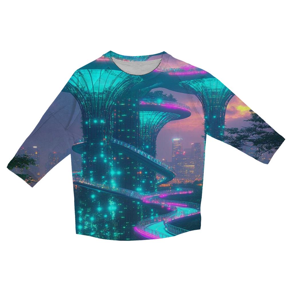 Supertree Grove - Singapore designer 3/4 sleeve blouses