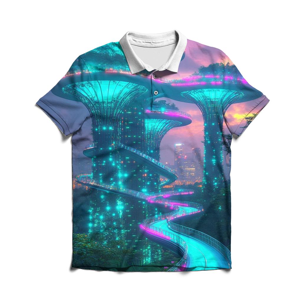 Supertree Grove - Singapore casual sports polo shirts