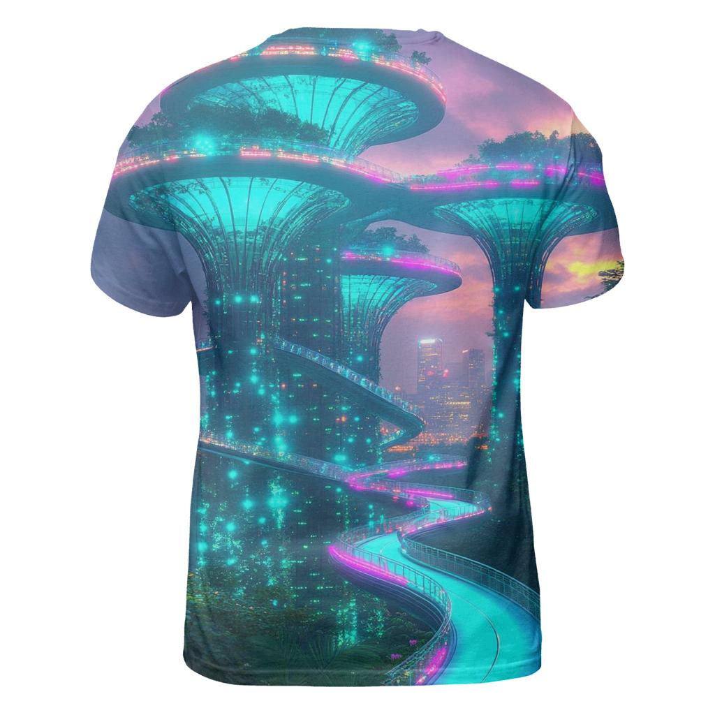 Supertree Grove - Singapore designer pattern shirts