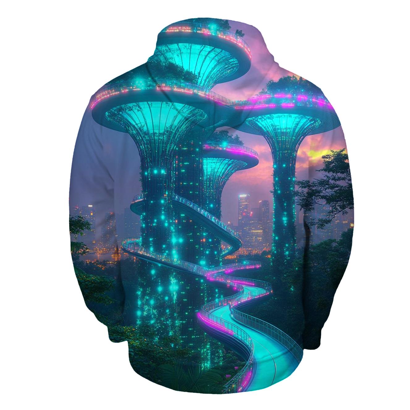 Supertree Grove - Singapore zip-up hoodies