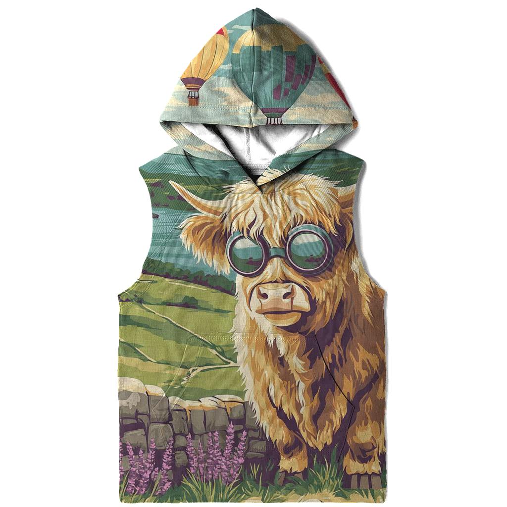 Highland Cow Balloon Festival lightweight hoodies