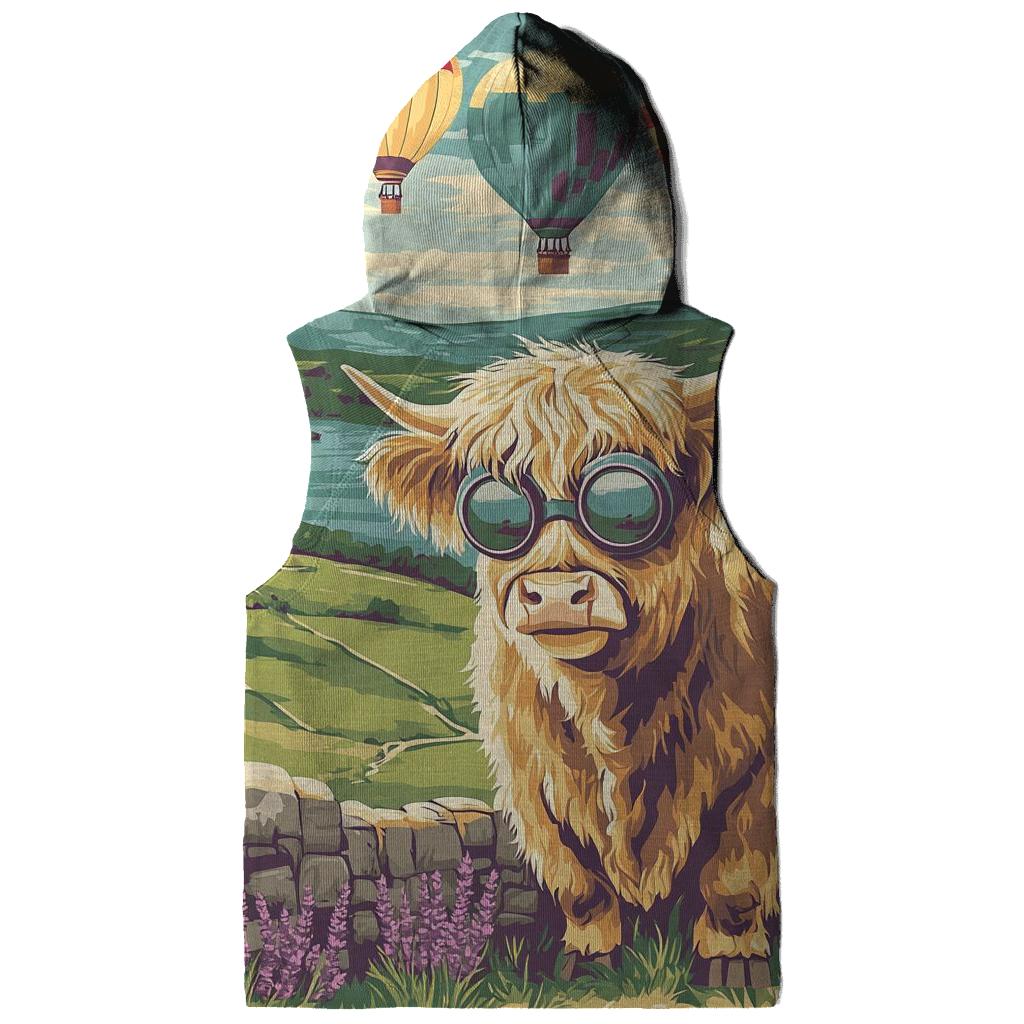 Highland Cow Balloon Festival lightweight hoodies