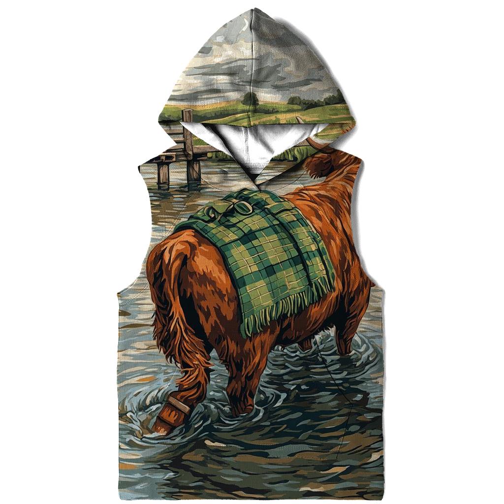 River Ford Highland Cow Guide hoodie trends