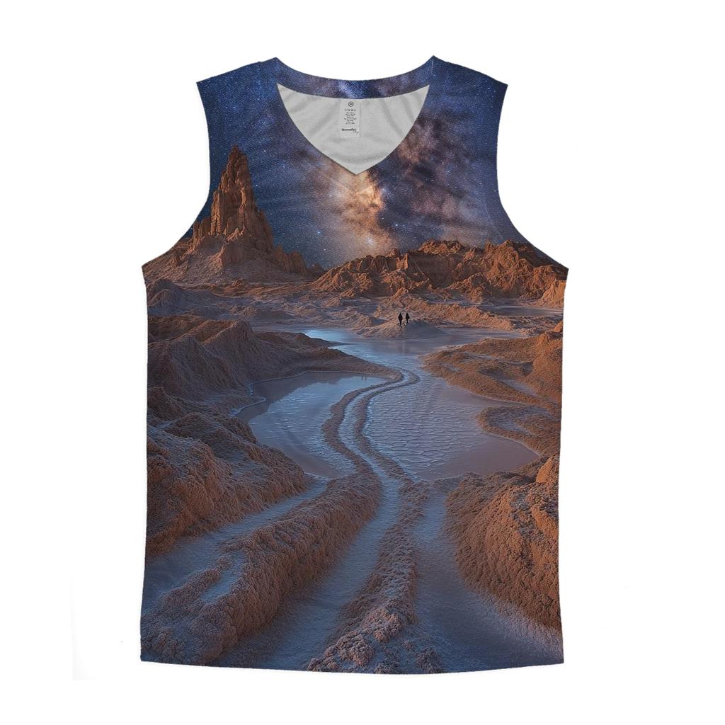 Atacama Desert Moon Valley San Pedro De Atacama cotton sleeveless tops