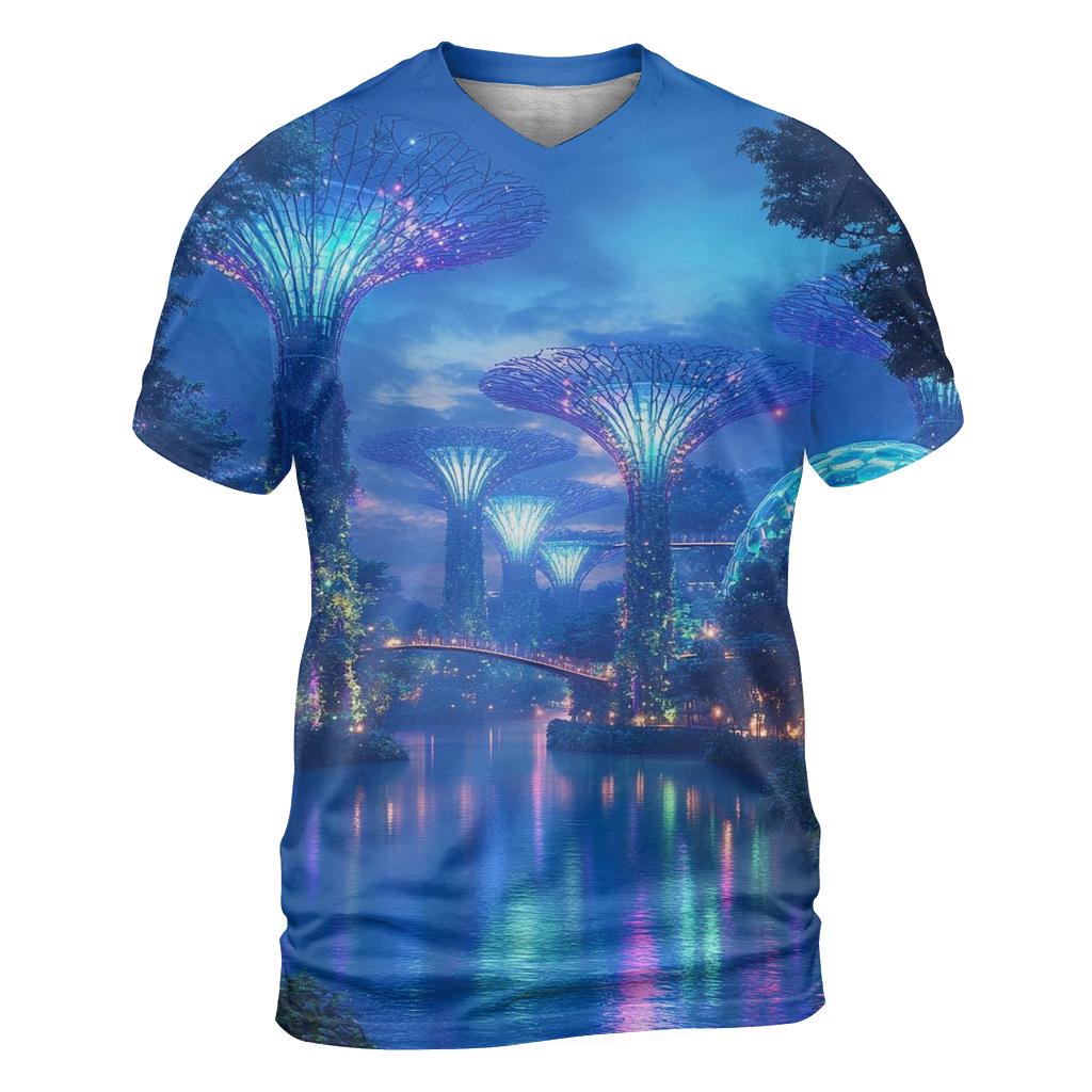 Gardens By The Bay Singapore custom all-over print shirts
