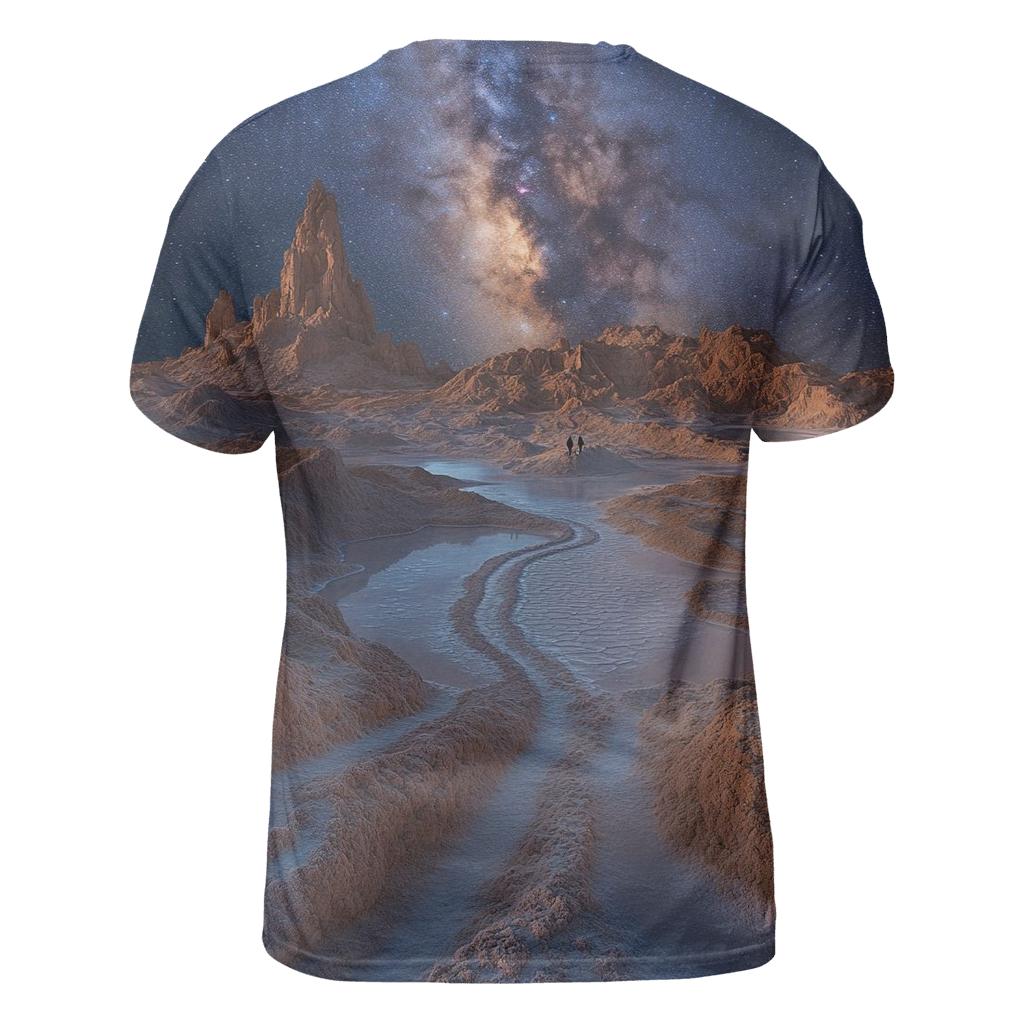 Atacama Desert Moon Valley San Pedro De Atacama designer pattern shirts