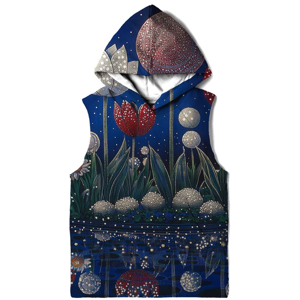 Yayoi Kusama Inspired Solar System Garden Pattern custom hoodies