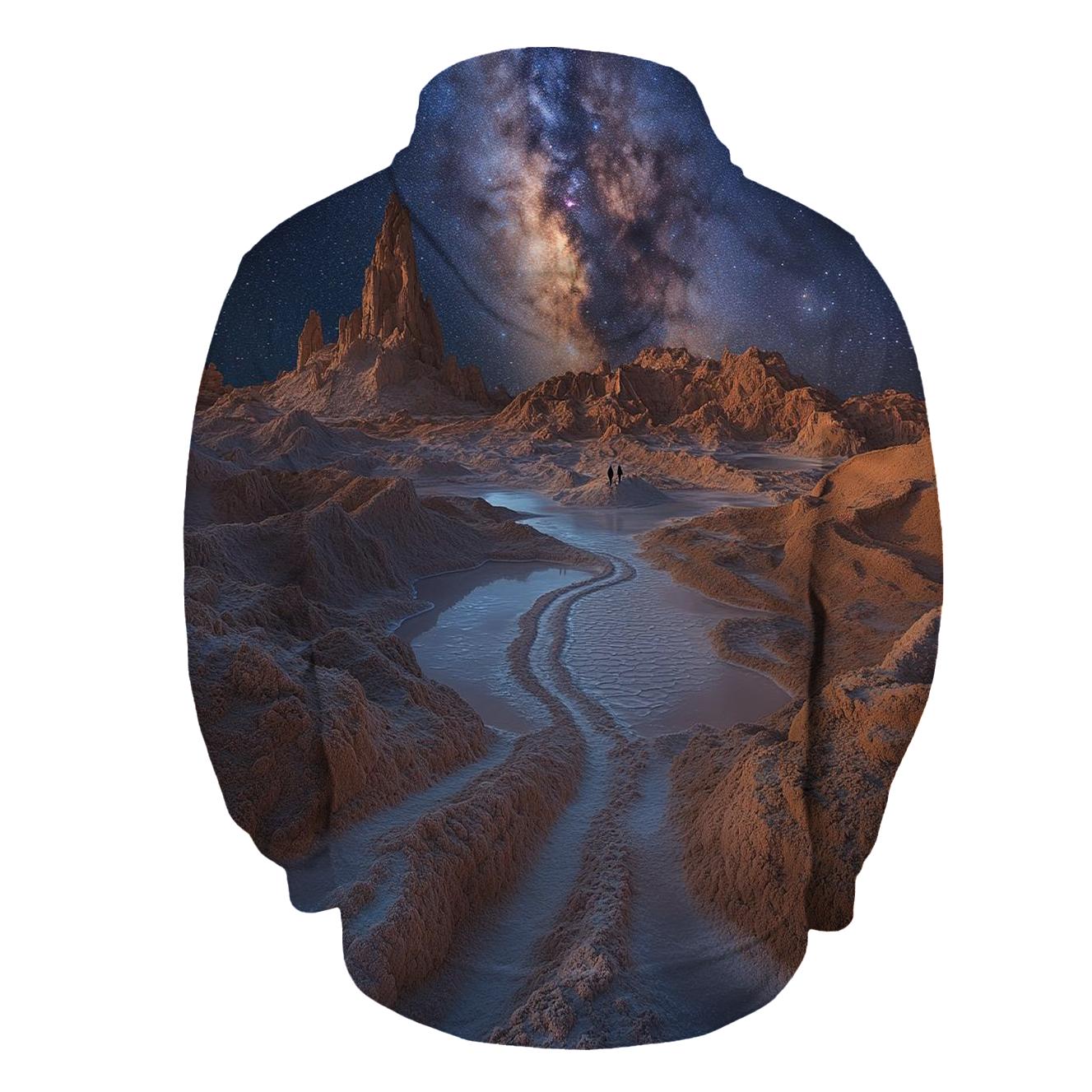 Atacama Desert Moon Valley San Pedro De Atacama embroidered hoodies