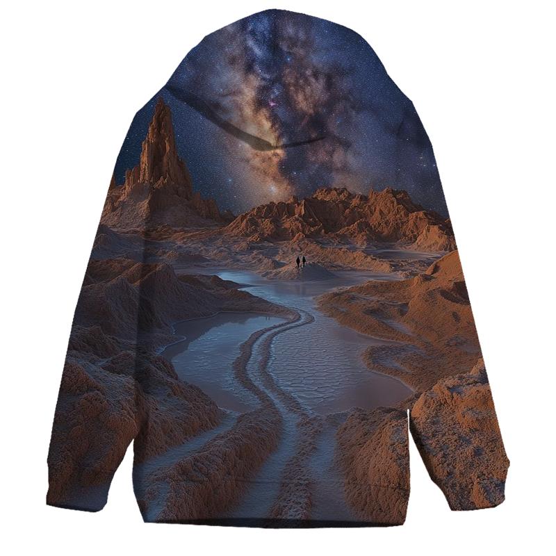 Atacama Desert Moon Valley San Pedro De Atacama zip-up hoodies