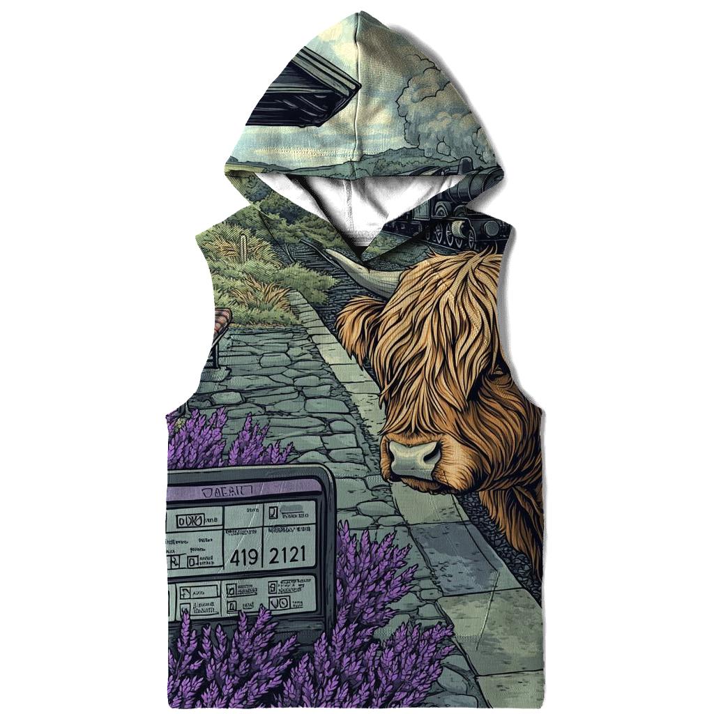 Highland Cow At The Old Railway Halt hoodie trends