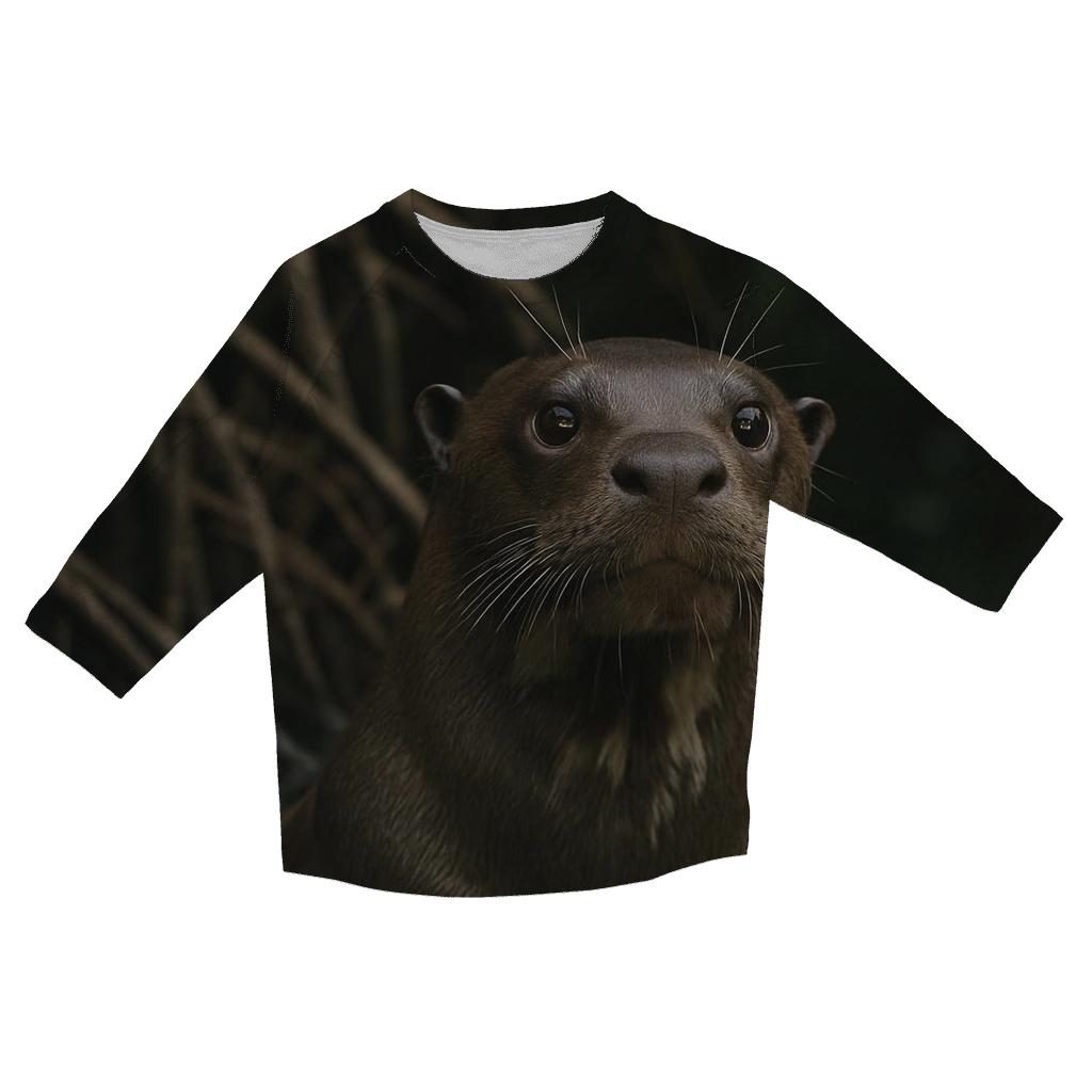 Floodplain Sentinel Giant Otter fashion 3/4 sleeve shirts