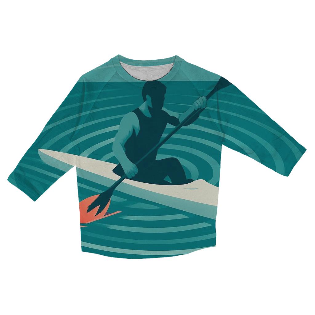 Danube Sprint Canoe Burst casual three quarter sleeve shirts