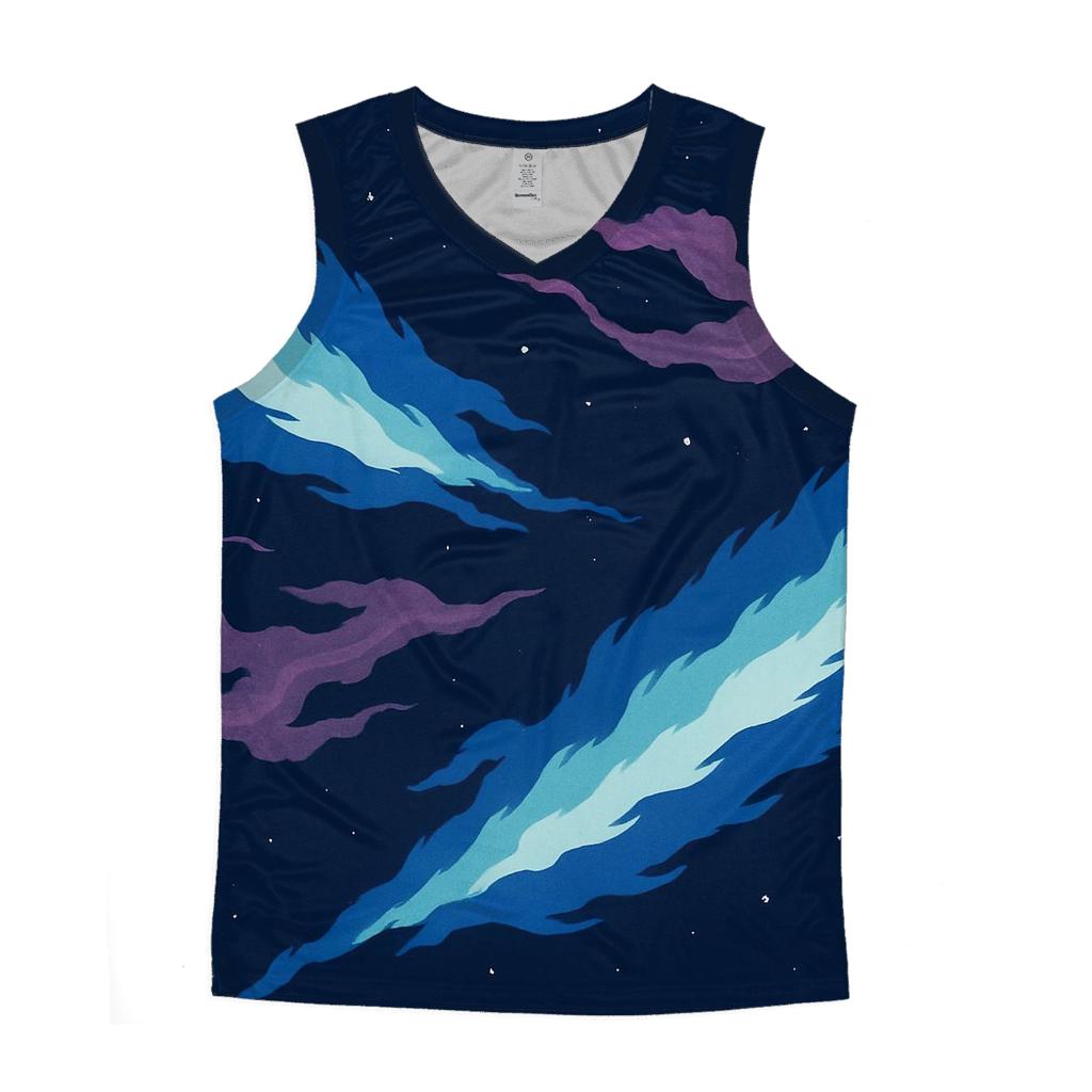 Jet Outflow Chevron Nebula sports performance tank tops