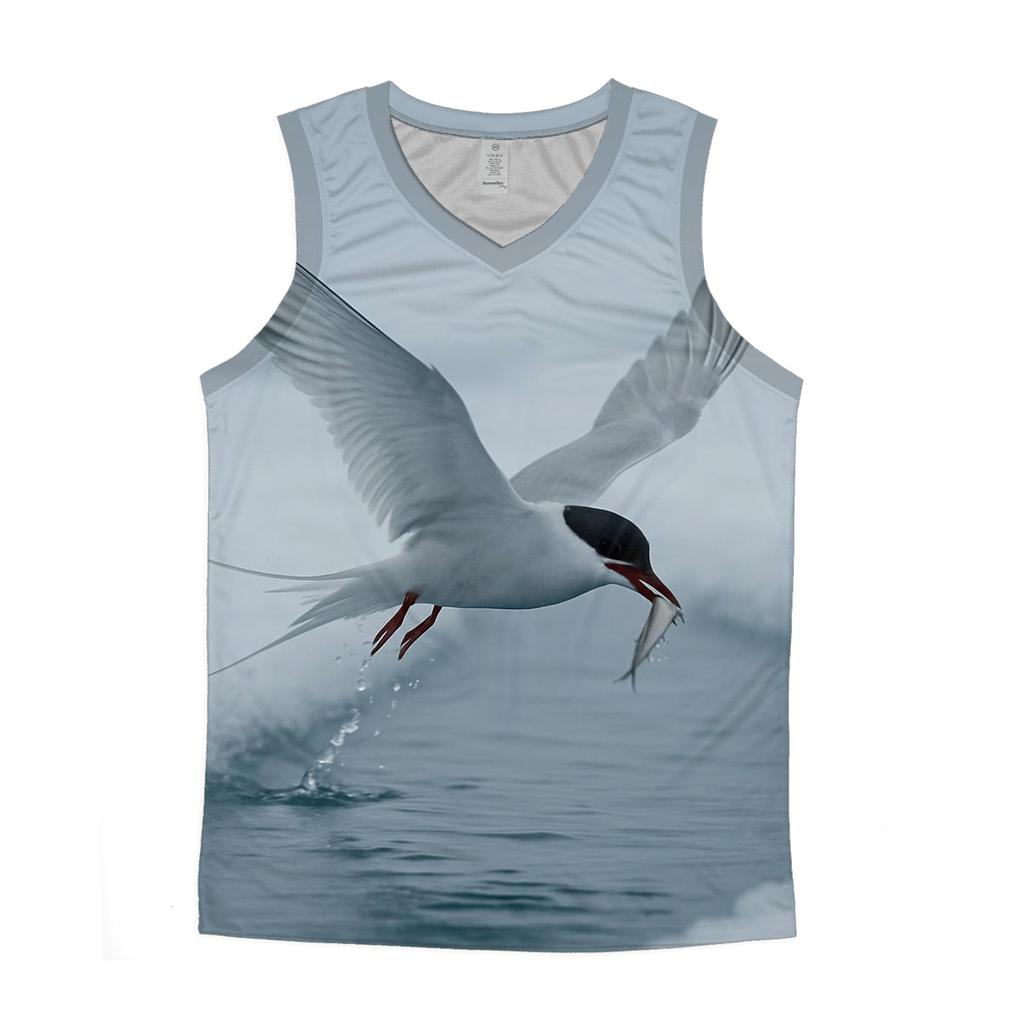 Ice Channel Courier Arctic Tern sports performance tank tops