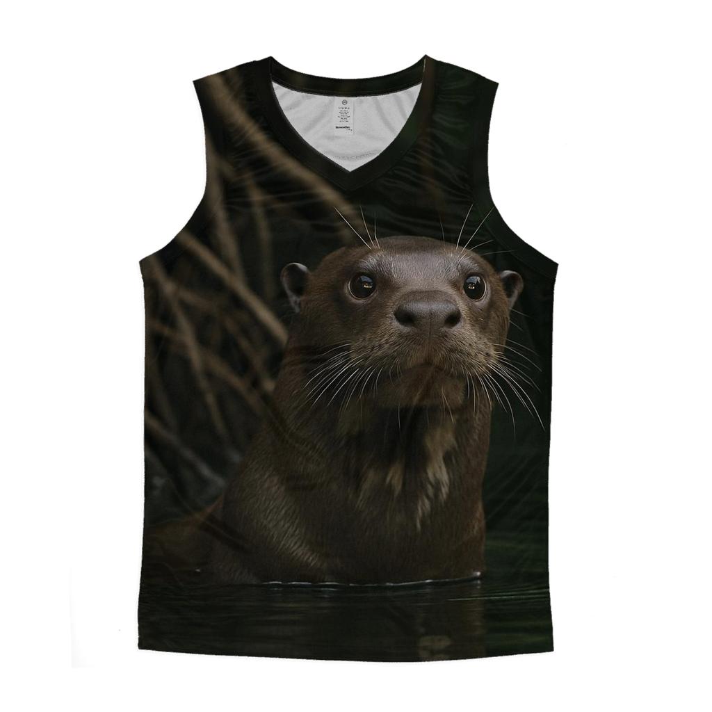 Floodplain Sentinel Giant Otter trendy fitted tank tops