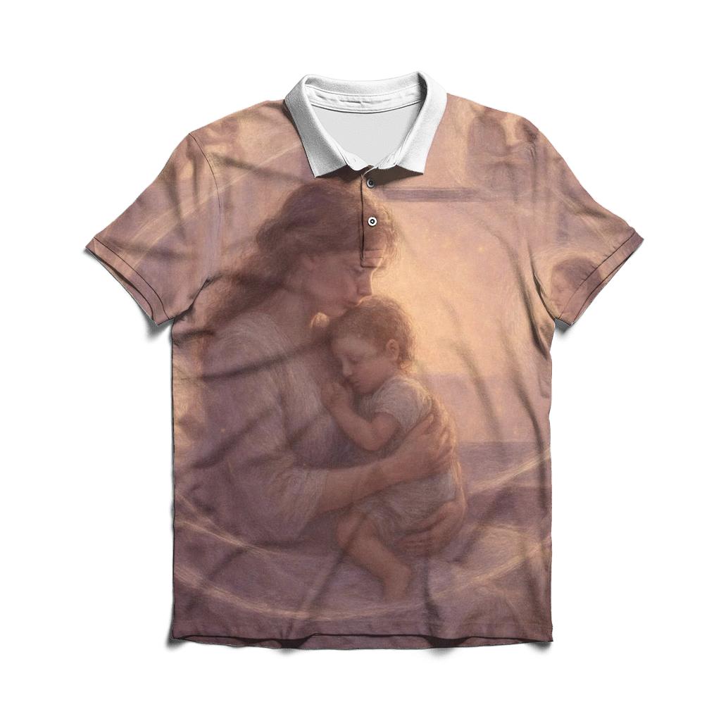 Where Her Voice Lives The Lullaby Woven Into Time personalized polo shirts