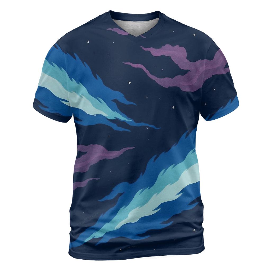 Jet Outflow Chevron Nebula creative print fashion shirts