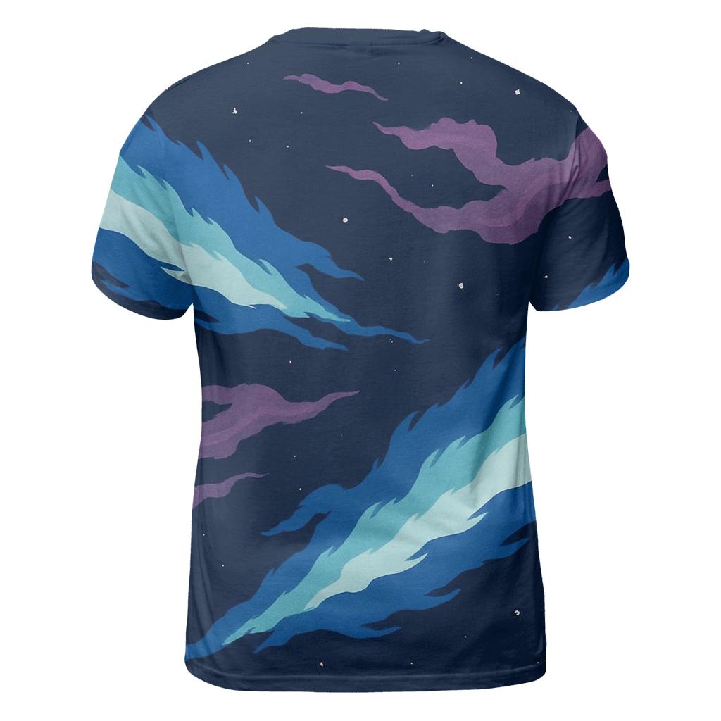 Jet Outflow Chevron Nebula creative print fashion shirts