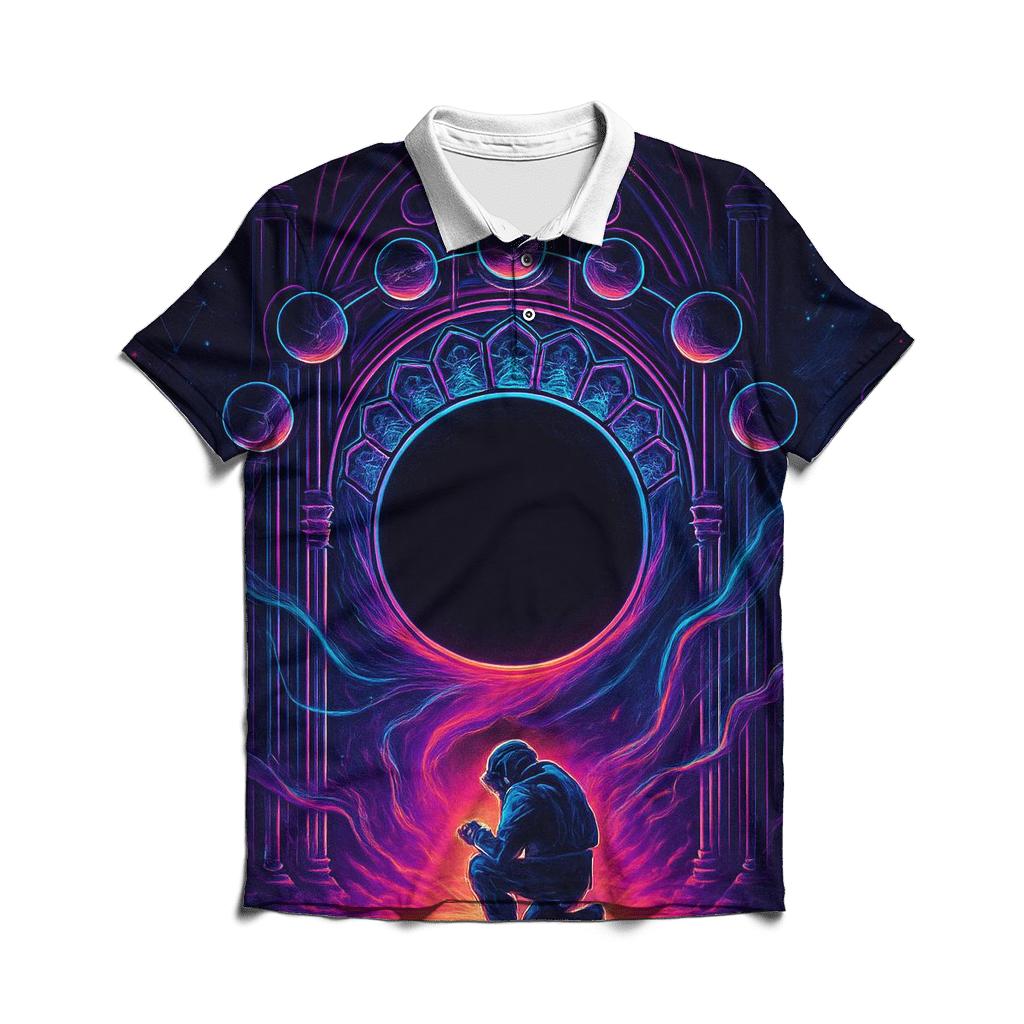 Cathedral Of The Event Horizon branded logo polo shirts