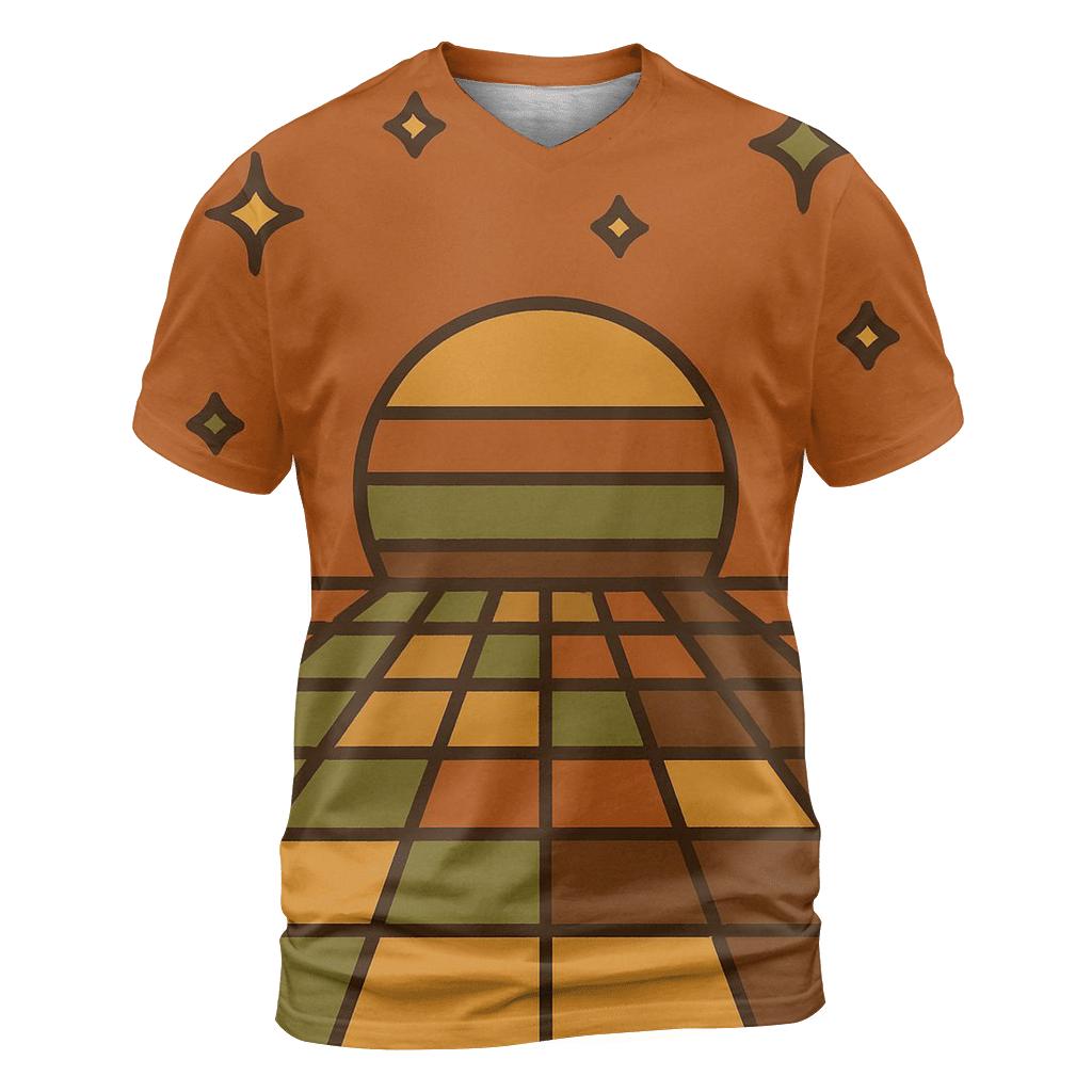 Analog Arcadia Grid custom all-over print shirts