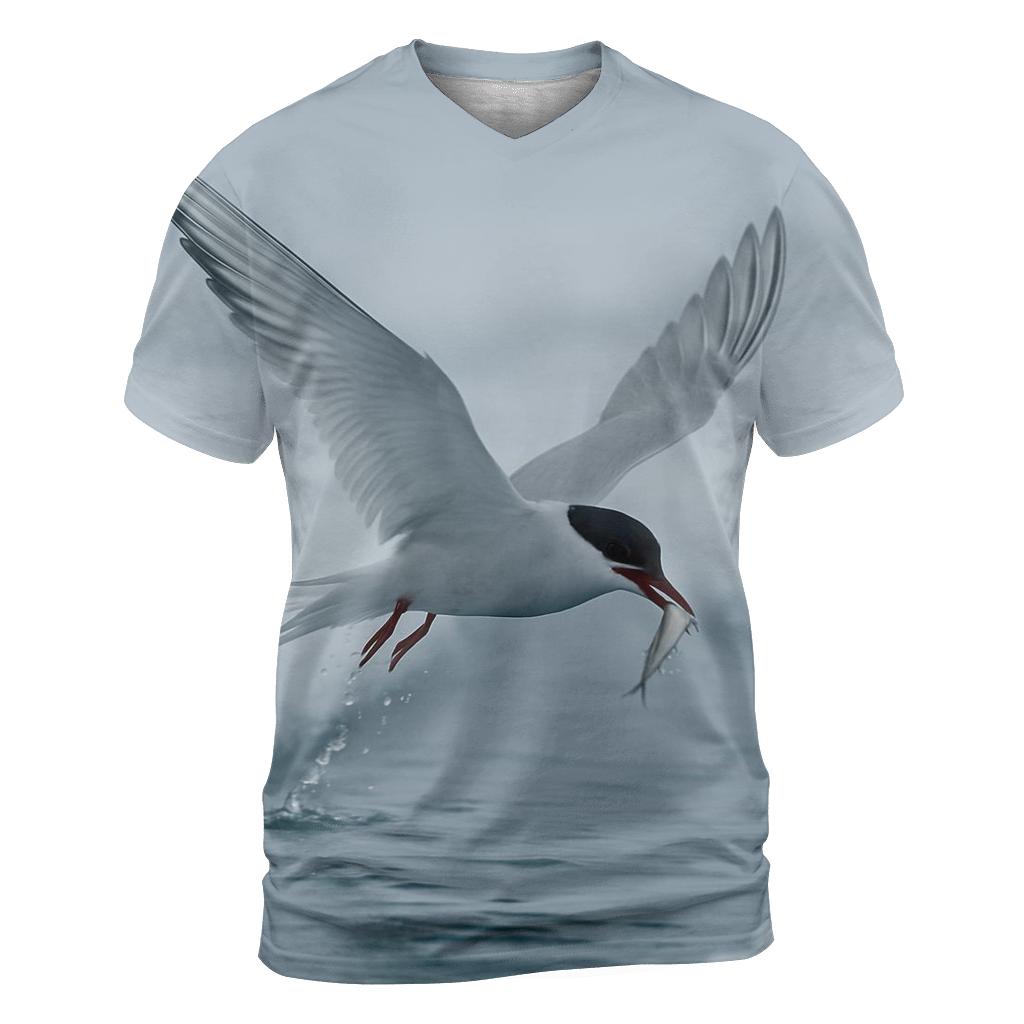 Ice Channel Courier Arctic Tern trendy printed shirt styles