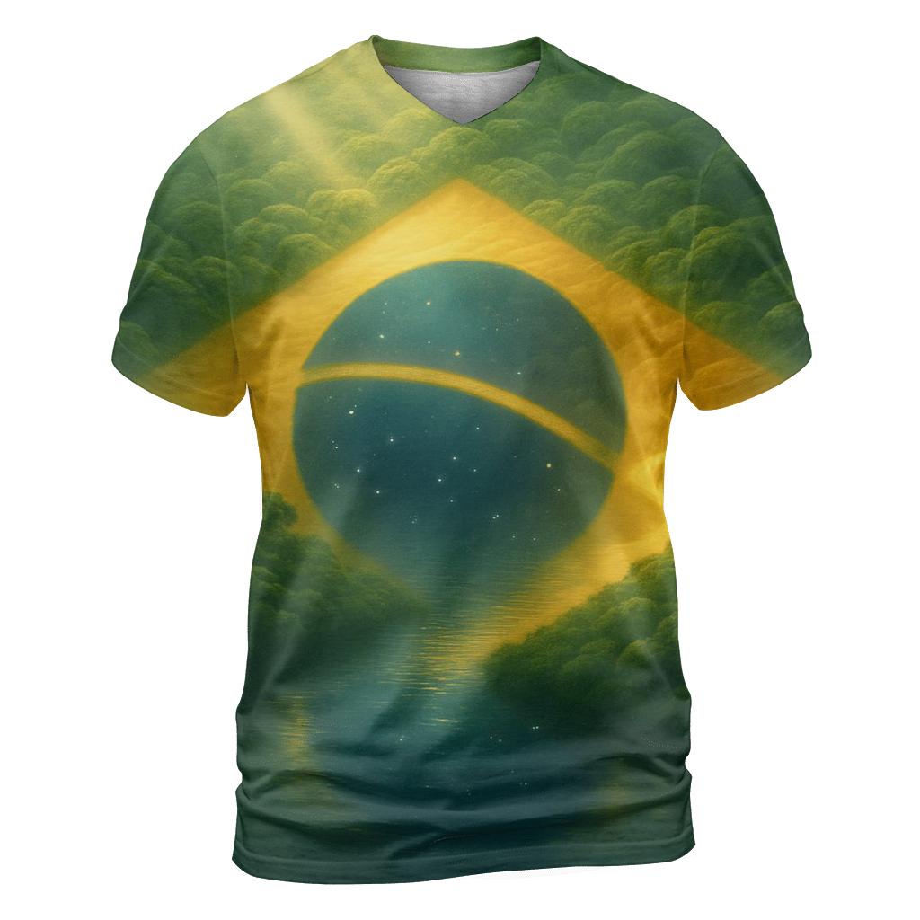 Brazilian Aurora Canopy designer pattern shirts