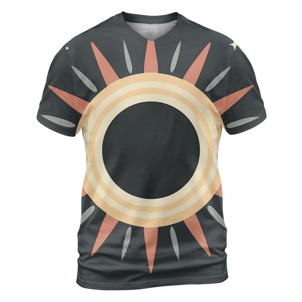 Eclipse Corona Petal Rings trendy printed shirt styles