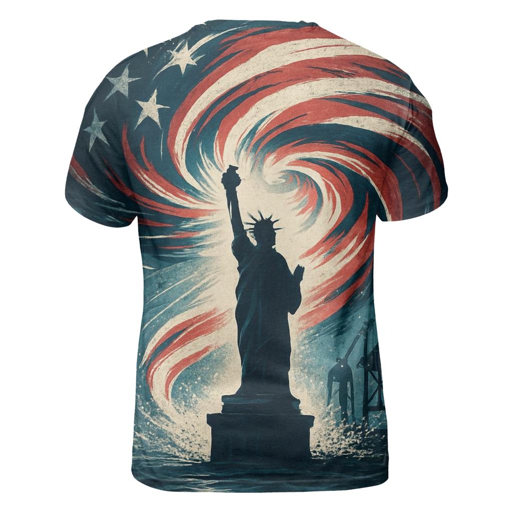 Liberty Tempest Over Steel Harbor custom all-over print shirts