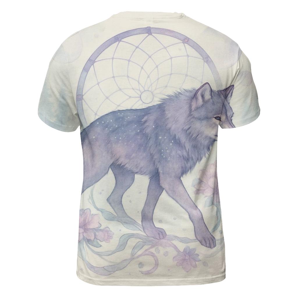 The Dreamweaver Timberwolf Bloom statement graphic shirts