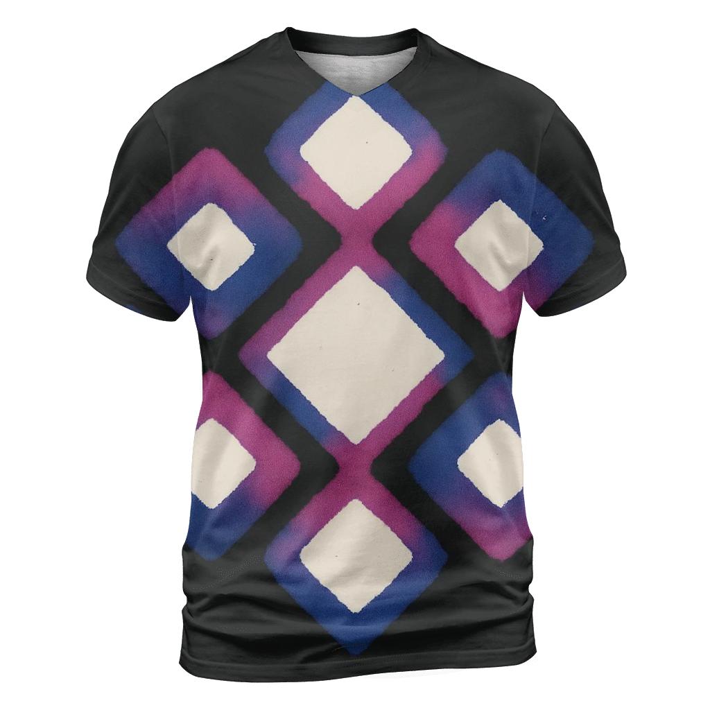 Itajime Eclipse Lattice With Comet Wash unique graphic print tees