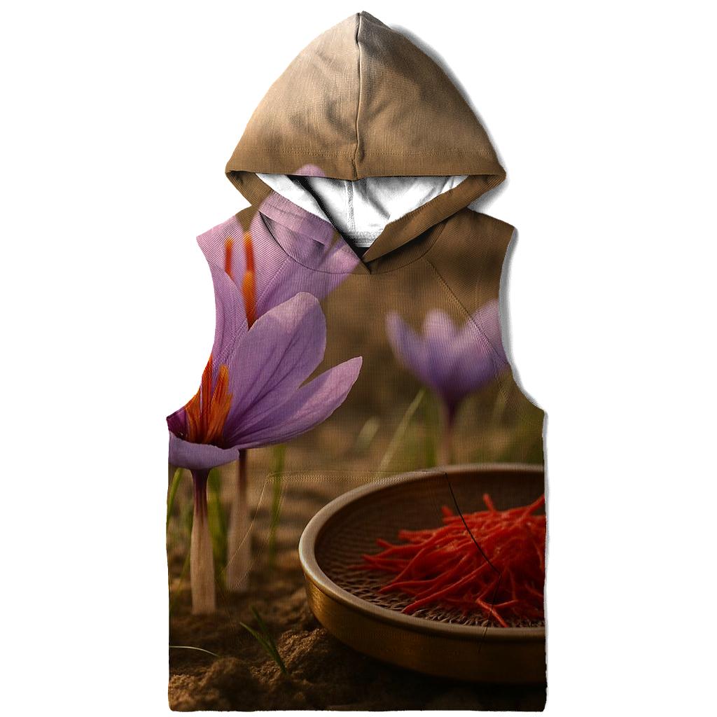 Saffron Crocus And Brass Drying Tray At Dawn hoodie designs