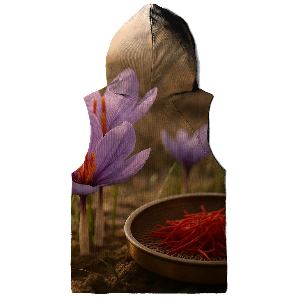 Saffron Crocus And Brass Drying Tray At Dawn hoodie designs