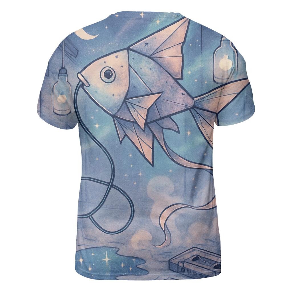 Kite Fish Of The Moonlit Back Alley designer pattern shirts