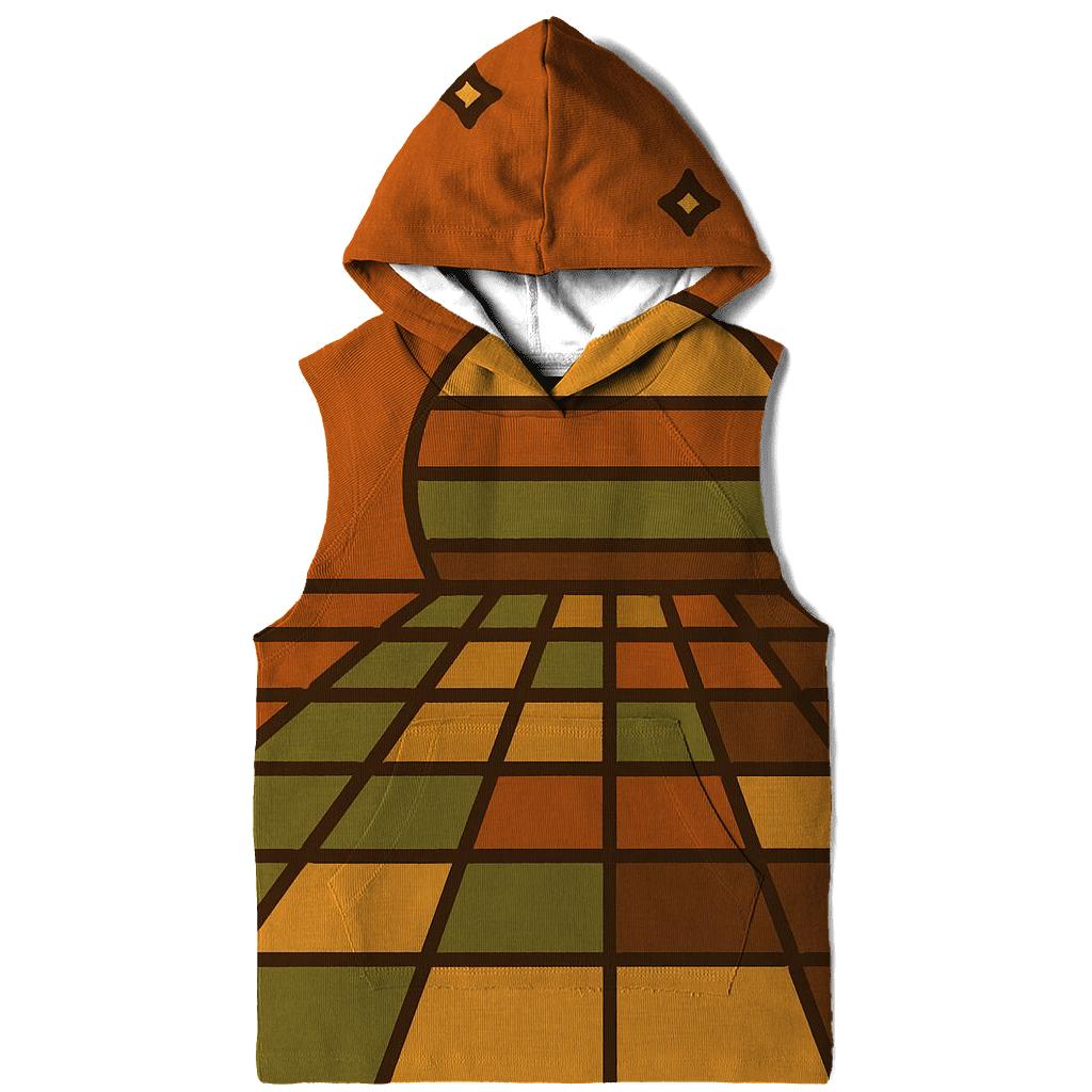 Analog Arcadia Grid graphic hoodies