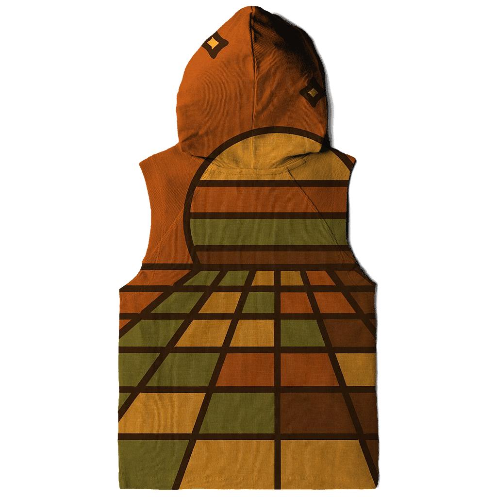 Analog Arcadia Grid graphic hoodies