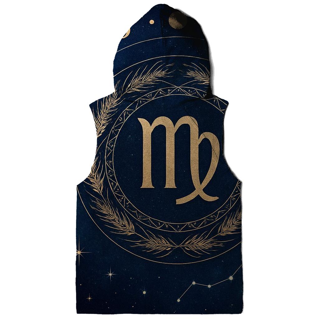 Virgo Spica Harvest Star Mandala heavyweight hoodies