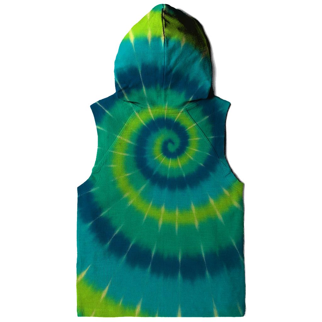 Aurora Spiral Supercluster Overdye pullover hoodies